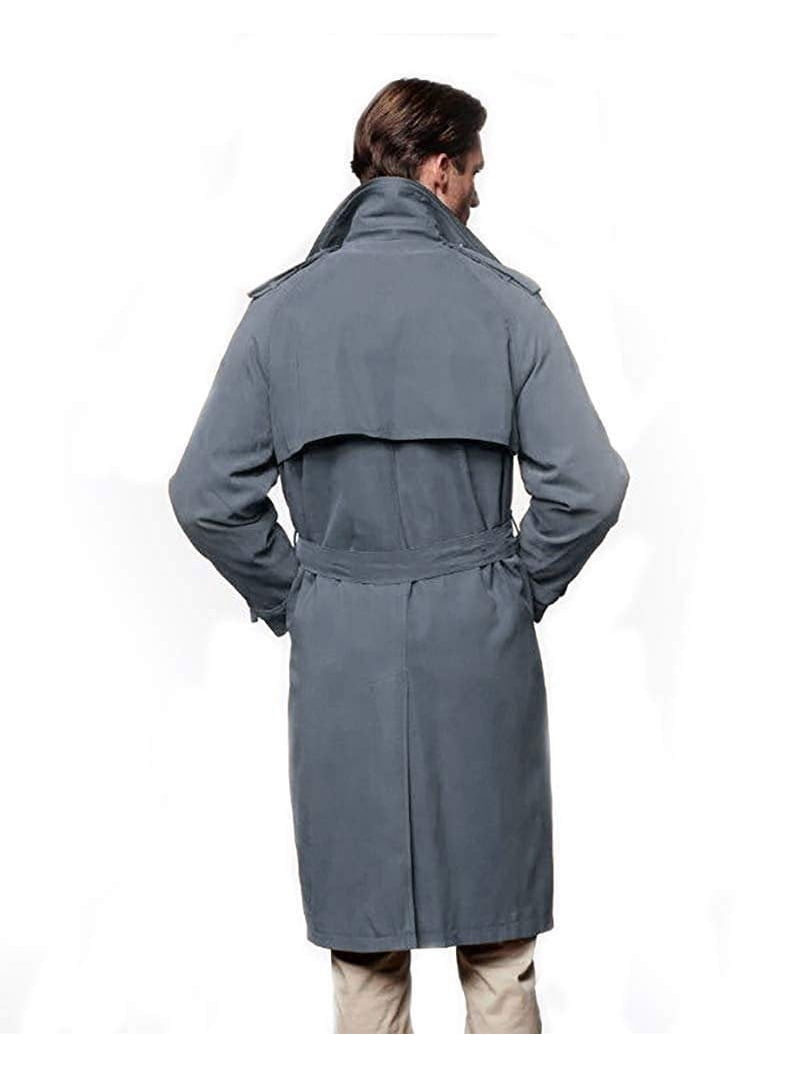 London Fog Men's Iconic Trench Coat, British Khaki, 48L - Walmart.com