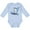 AE-Light Blue, variant on Inktastic Fourth of July Shark Surfing Boys or Girls Long Sleeve Baby Bodysuit