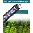 thumbnail image 4 of Led Aquarium Light for Plants-Full Spectrum Fish Tank Light with Timer Auto On/Off, 36-42 Inch, Adjustable Brightness, White Blue Red Green Pink LEDs with Extendable Brackets for Freshwater, 4 of 10