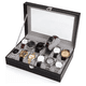 thumbnail image 1 of Caja Xtellar Para Relojes Y Estuche Organizador De Joyas 12 Espacios Color Negro, 1 of 3