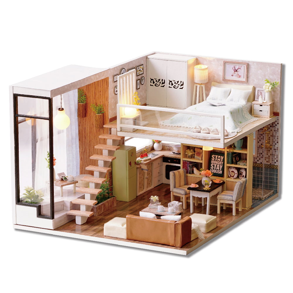 diy miniature loft dollhouse