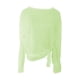 thumbnail image 2 of Camisetas de manga larga para mujer, túnicas con abertura lateral, blusas finas para club, bar, verano verde, 2 of 9