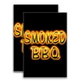 thumbnail image 1 of Smoked BBQ (24" X 36") Vinyl Decal Only (Pack of 2) |Sign|Sticker|Poster, 1 of 4