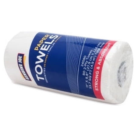 Genuine Joe, GJO24080, Kitchen Roll Flexible Size Towels, 30 / Carton, White