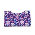 thumbnail image 4 of Lsque Skull mushroom rainbow Printed Long Tissue Box Cover Holder, Facial Paper Organizer Dispenser,Triangle with Bottom Belt, PVC Leather Decorative Organizer, 4 of 9