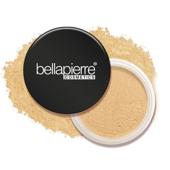 Mineral Foundation Bellapierre en polvo suelto, 9 g, SPF 15, canela