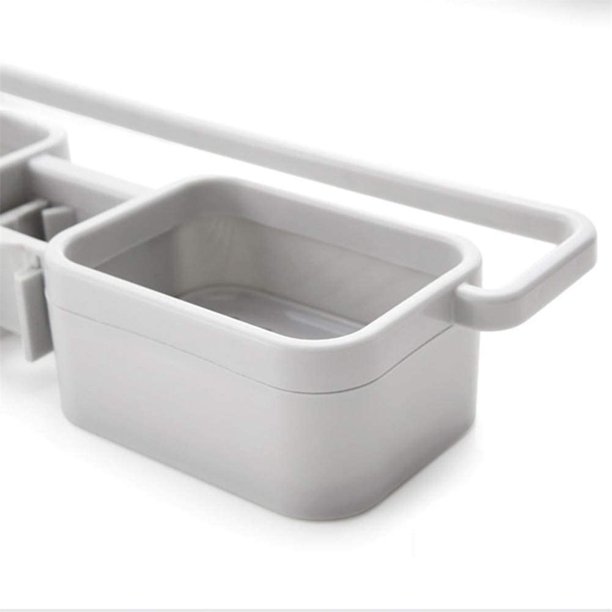 Estante de esponja, Estante de fregadero colgante sin taladro, Estante de canasta de esponja, Estante de drenaje, Para almacenamiento de cocina, Escurridor, Otro almacenamiento, Utensilios de cocina Zhivalor ZYY-2028