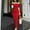 Red Summer Dress For Women 2023, variant on ZZwxWA Womens Off The Shoulder Sexy Skinny Fit Cocktail Party Dress Solid Color Oversize Maxi Long Dress Short Sleeve Backless Formal Gown Black Small