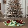 thumbnail image 6 of Kll Green Avocado Christmas Tree Skirt ,Party Decorations Farmhouse For Christmas Decorations Holiday Party, 6 of 8