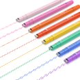 thumbnail image 1 of Rotulador curvo AECHY, 8 unidades, doble punta, 8 colores, para niños, 1 of 7