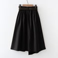 thumbnail image 4 of Sngxgn Skirts for Women High Waisted Fall Bodycon A Line Pencil Mini Skirt(Black,A), 4 of 5