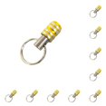 thumbnail image 2 of Maoww 1/4 Hex Shank Keychain Tool Hand Tools Small Size Rotation Extension Bar Bit Screwdriver Adapter Bits Drill Holder Yellow Yellow 10Set, 2 of 6