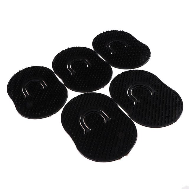 Vogacara 5pcs Hair Brushes Beard Shampoo Pocket Scalp Brush Comb Massager for Travel Type3