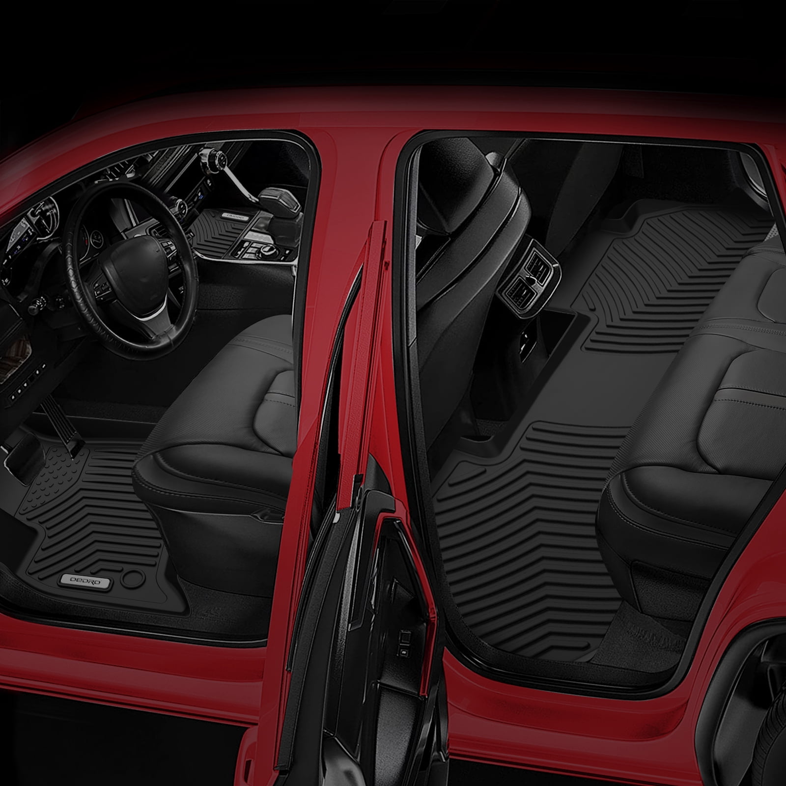 RVNI Car Floor Mats Cargo Liners Carpet All Weather for 2018-2023 2024 Chevrolet Traverse