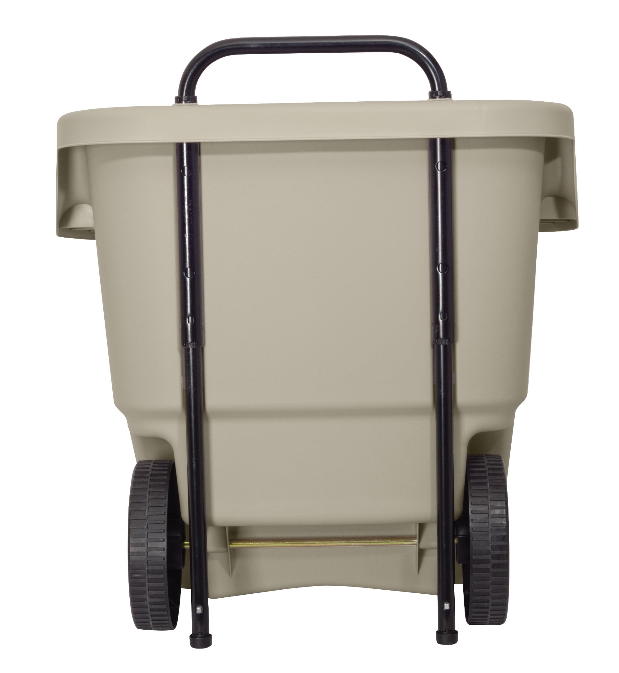 Suncast 15 Gallon Resin Rolling Lawn and Utility Cart with Retractable Handle - 1