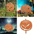 thumbnail image 5 of Halloween Garden Ornaments Spooky Pumpkin, Decorative Garden Metal Stakes, Outdoor Yard Accessory for Halloween Party Decor Thanks Giving Decorations-Halloween Metal Pumpkin Ornament, 5 of 8