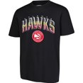 thumbnail image 1 of Ultra Game Men's Standard Arched Plexi Short Sleeve Tee Shirt, Black, Medium, 1 of 4