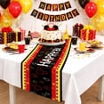 thumbnail image 5 of Happy Birthday Table Runner Linen Party Decorative Tablecloth 72-inch Birthday-Themed Table Runner Background, 5 of 6