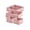 Pink_Hot#82, variant on Non-Woven Fabric Drawer Organizer Bins, Foldable Storage Boxes for Clothes, Underwear, Socks, Set of 5, 11 x 5 x 5.5 Inches