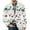 White, variant on yuCgh Men's Festive Corduroy Suit Jacket with Warm Pockets and Ugly Christmas Print, Cardigan for Men, Cozy and Cheerful,Dark Green L