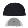 thumbnail image 5 of Eigraketly Elástico impermeable PU proteger orejas pelo largo deportes natación piscina SPA sombrero gorro de natación para hombres mujeres adultos Deportes acuáticos negro NO1 Eigraketly HW4178-03B, 5 of 5