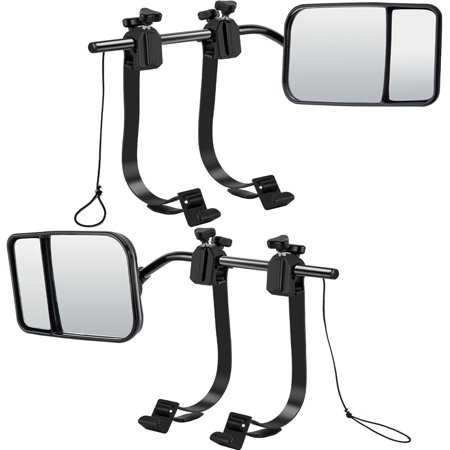 Towing Mirrors Universal Clip-on Mirror Extenders for Towing Cars Trailer Truck Boat - Pack of 2