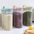thumbnail image 2 of Contenedor de almacenamiento de cereales Inteprter plástico verde, 2 of 6