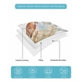 thumbnail image 5 of Brown Sea Turtle Coastal Twin XL Size Down Alternative Comforter,Lightweight Comforter Quilt Bedding Set with Pillow Shams Summer Beach Coral Starfish Nautical Bed Comforter Duvet Insert 68"x98", 5 of 7