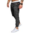 thumbnail image 4 of Men‘s Cargo Pants Casual Joggers Sports Drawstring Trousers Sweatpants, 4 of 5
