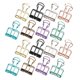 thumbnail image 1 of Clips Huecos, Clips De Larga Multicolores Clip De Papel Herramienta Decorativa De Oficina Proceso De Galvanoplastia Prácico Clip De De Milano De Alambre De Hierro Hueco Para, 1 of 7