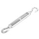 thumbnail image 2 of 10pcs 304 Strainer Stainless Hook and Hook Turnbuckle Wire Tensioner Steel Rope Tensioner M6, 2 of 4