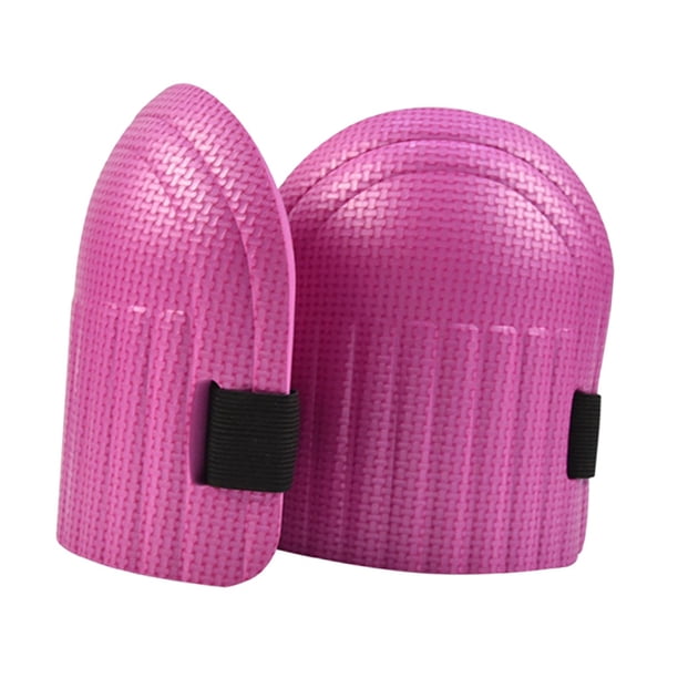 Rodilleras de jardinería con acolchado de espuma EVA y forro interior suave para hombres y mujeres. Rosado