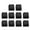 Black, variant on YongCo Kitten Shape Keycaps For Enhanced Keyboards Experience Ergonomic MAO Profile