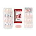 thumbnail image 4 of KISS imPRESS No Glue Needed Press On Nails, Design, Hoppy Easter, Blue, Short Oval, 30 Count, 4 of 5