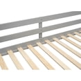 thumbnail image 3 of Gray Twin Wood Low Loft Bed With Adjustable Option. Frame. No Box Spring. Simple Assembly Size Bed, Gray. Build Solid + . Placement Flexible. Safe And Dependable. Easy To Assemble. 41.7''w X 76''l., 3 of 6