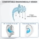 thumbnail image 4 of Ear Plugs For Swimming, 3 Pairs Reusable Silicone Earplugs For Noise Reduction, Surfing, Sleeping, Snoring, Hearing Protection Earbuds(solid Color), 4 of 5