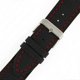 thumbnail image 2 of Watch Band 22mm Carbon Fiber Black with Red Stitching, Water Resistant Compatible with Various Smartwatches, 2 of 2