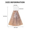 thumbnail image 3 of Kdxio Leopard Brown Hand Towel with Loop Hanging Towel Absorbent Tie Towels for Kitchen Tea Bar Bathroom Decor, 3 of 7