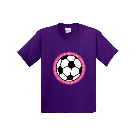 Inktastic Soccer Player Girls Sports Ball Youth T-Shirt