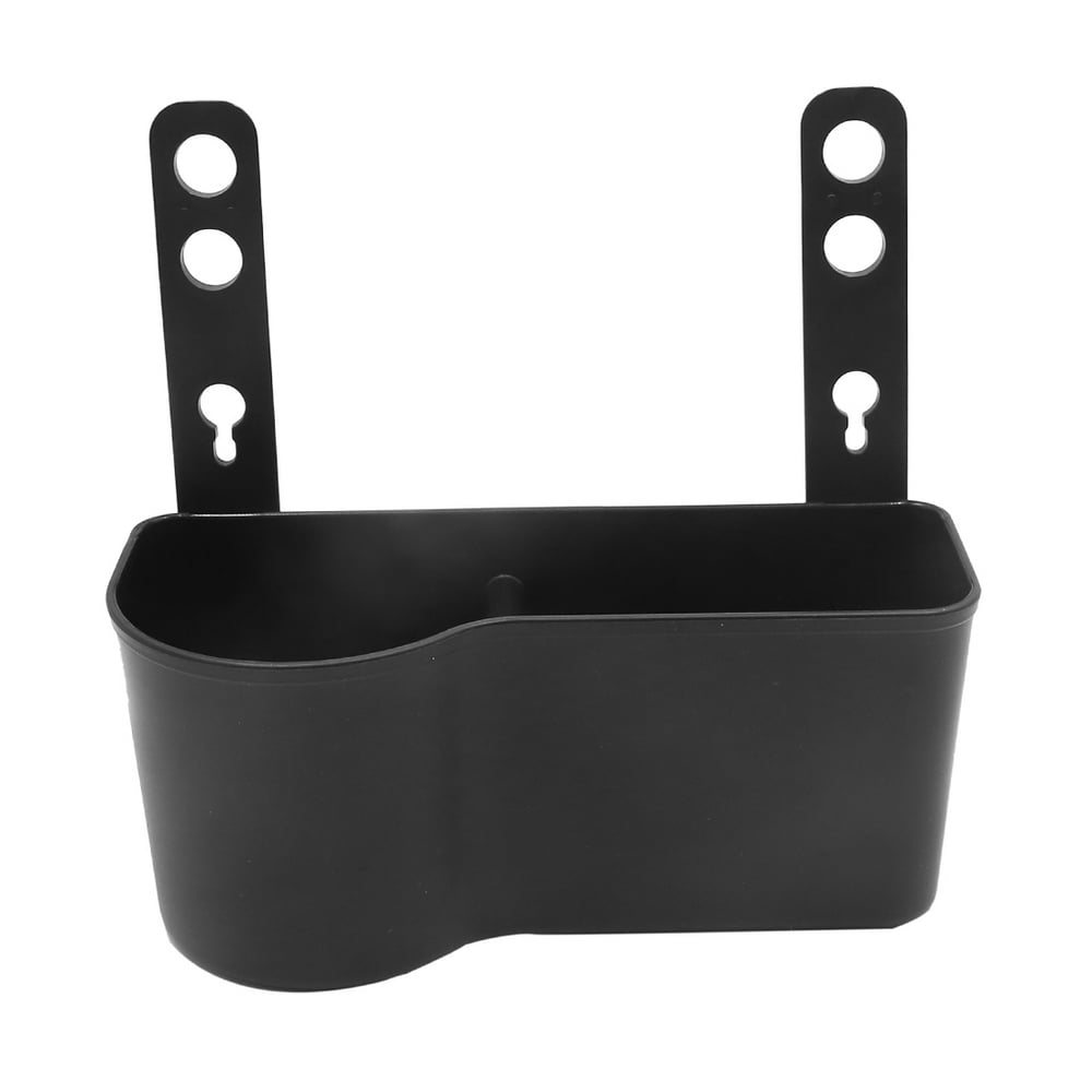 Car Headrest Back Mount Organizer Cup Drink Holder Storage Box Black