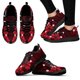 thumbnail image 1 of Zapatillas deportivas polinesias tribales moradas con hibisco para mujer, informales, planas, de malla transpirable, para otoño e invierno, para niñas., 1 of 6