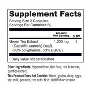 NatureWise Green Tea Extract 1000 mg - Vegan, Non-GMO - 60 Capsules[30-Day Supply]