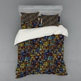 thumbnail image 2 of Ambesonne Antique Bedding Set 3 Pcs, Victorian Mosaic Tiles, Twin XL, Multicolor, 2 of 3
