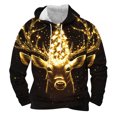thumbnail image 1 of Sudadera con capucha para hombre, moda, bolsillos, manga larga, estampado navideño, sudadera con capucha, blusa de poliéster para hombre, 1 of 2