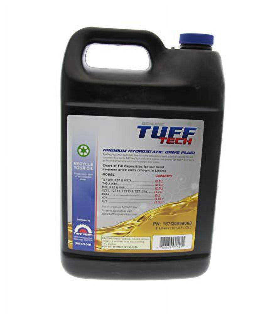 Tuff Torq Genuine Hydrostatic Transmission Oil, Tuff Tech 3 Liters 5W50-187Q0899000 - image 2 of 3