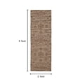 thumbnail image 3 of Better Home & Gardens Arty Medallion Runner, 2' x 6', Brown, 3 of 7