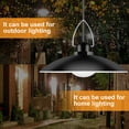thumbnail image 2 of Solar Pendant Light Intelligent Light Control Energy Saving Outdoor Waterproof Home Garden Lighting (A type one pack one lamp remote control white light), 2 of 9