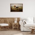 thumbnail image 3 of Stupell Industries Beagle Dog Rural Field Landscape Painting Brown Floater Framed Canvas Art Print Wall Art, 31 x 21, 3 of 10