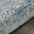 thumbnail image 6 of RUGSOTIC CARPETS Machine Woven Crossweave AREA RUGS - 2'6''x9'10'', Runner,Gray Blue,Classic Oriental Traditional , Low Pile Machine Made Area Rugs for Living Room, Bed Room (M00100), 6 of 9