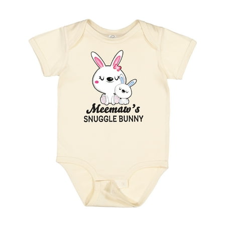 

Inktastic Meemaws Snuggle Bunny Easter Gift Baby Boy Bodysuit